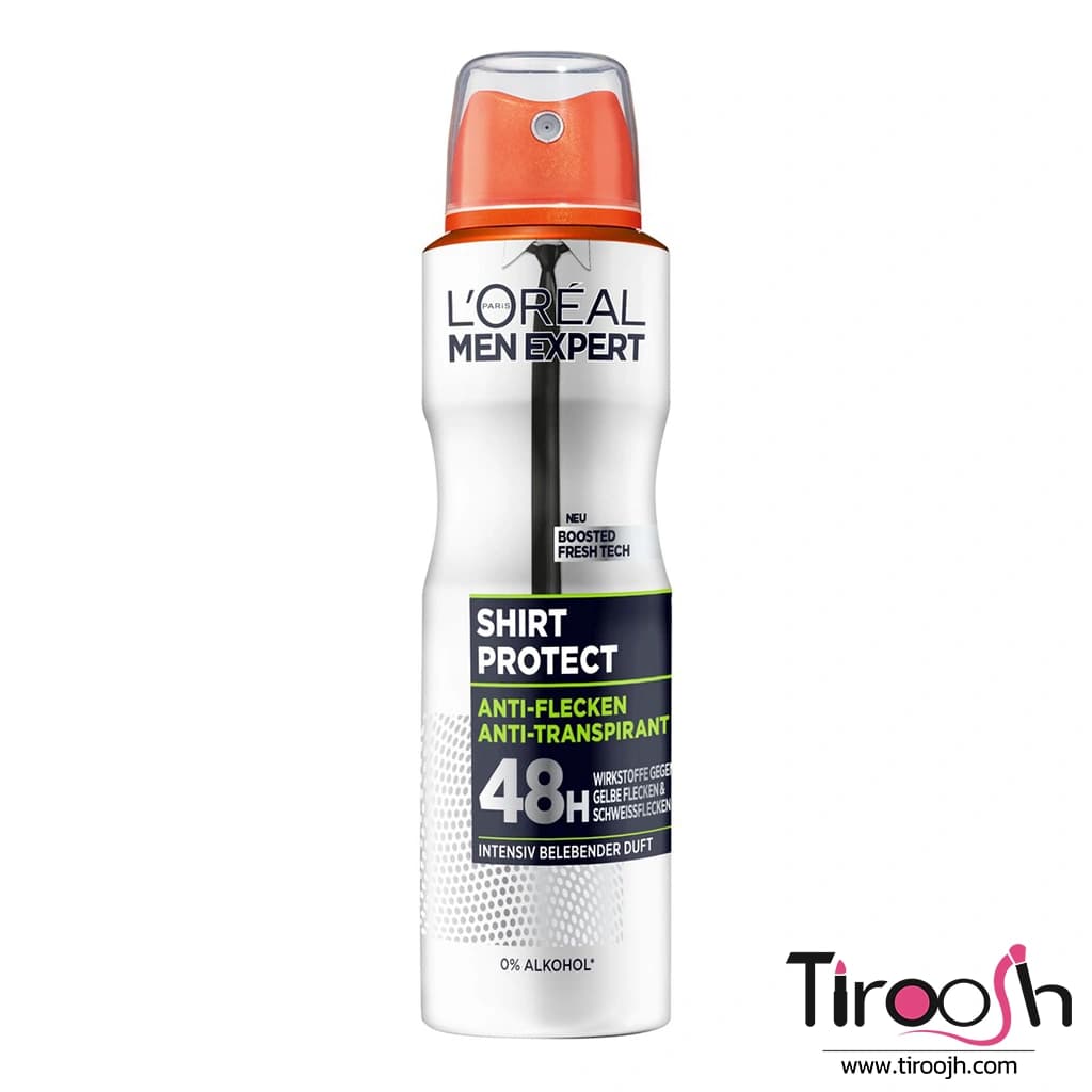 اسپری لورال ضد تعریق 48 ساعته مدل Shirt Protect