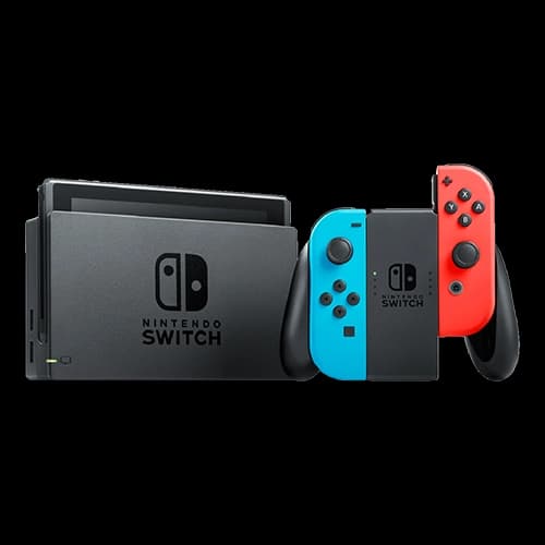 Nintendo Switch with Neon Blue and Neon Red Joy-Con – New Series