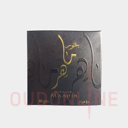 بخور عربی شکلاتی ارض الزعفران Arz alzaffran مدل ماهر Maahir