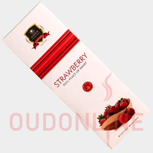 عود خوشبو کننده شاخه ای آلاکیک Alaukik مدل استرابری (توت فرنگی ) Strawberry — تصویر ۲