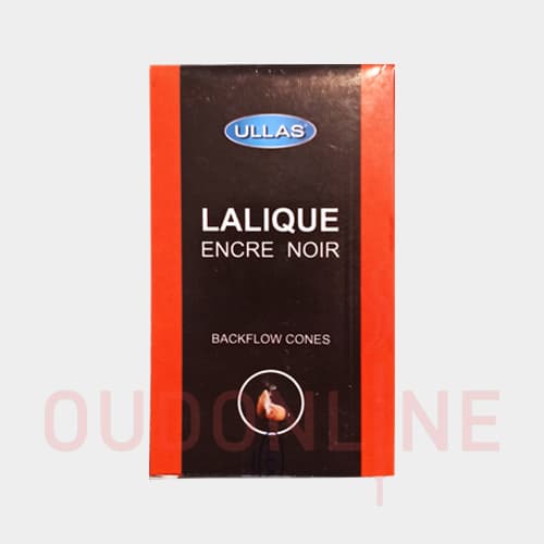 عود خوشبو کننده آبشاری اولاس Ullas مدل لالیک اَنکر نویر Lalique encre noir
