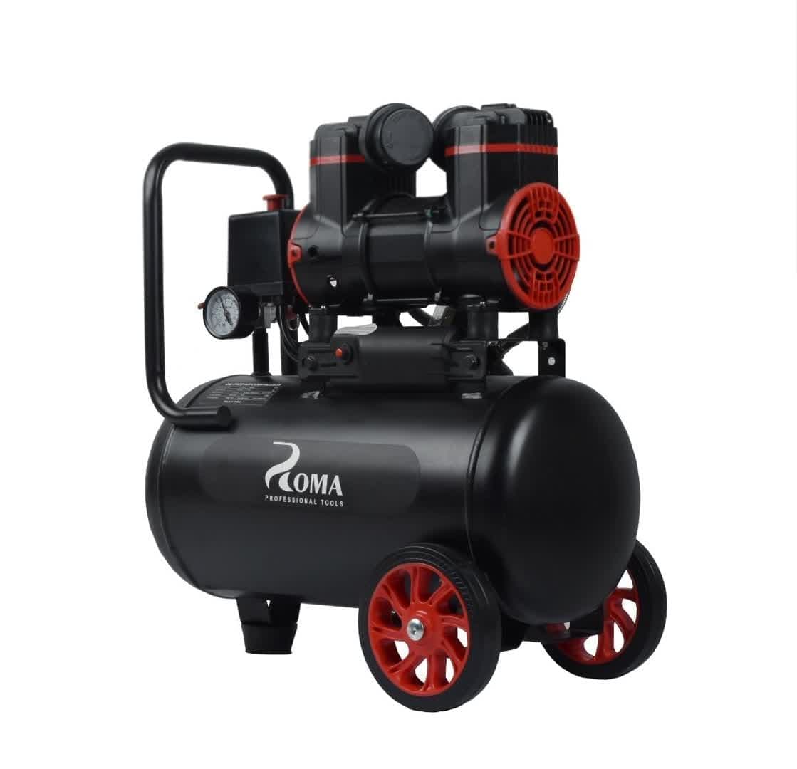 کمپرسور باد 50 لیتر سایلنت صنعتی روما مدل 2-F050-1