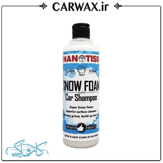 شامپو فوم بدنه خودرو نیم لیتری نانوتیس Nanotiss Snow Foam