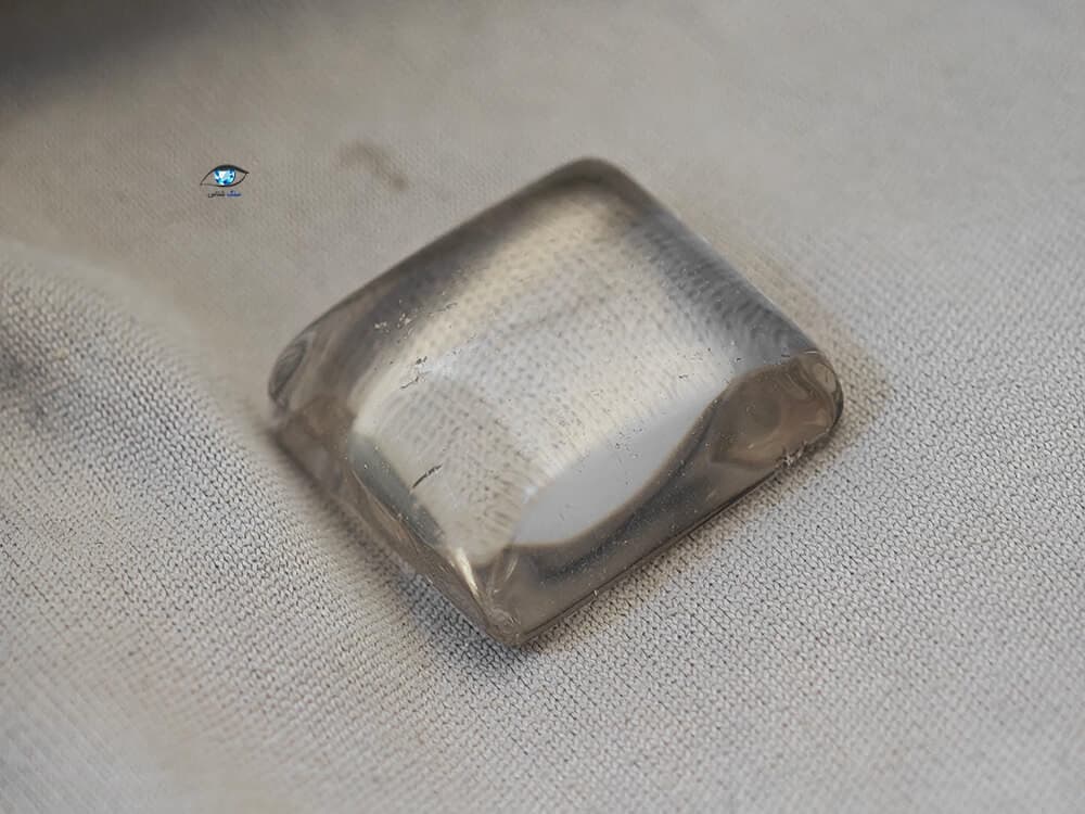 نگین کوارتز چهارگوش 4 گرم — تصویر ۳