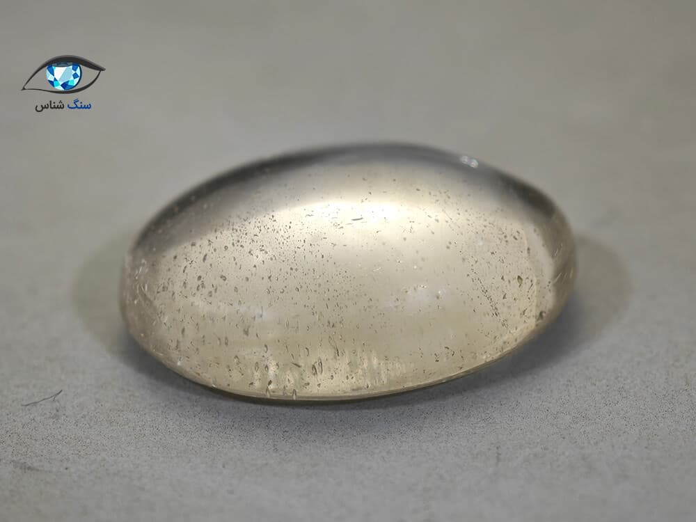 در کوهی (کوارتز شفاف) بیضی 4.6 گرم — تصویر ۳