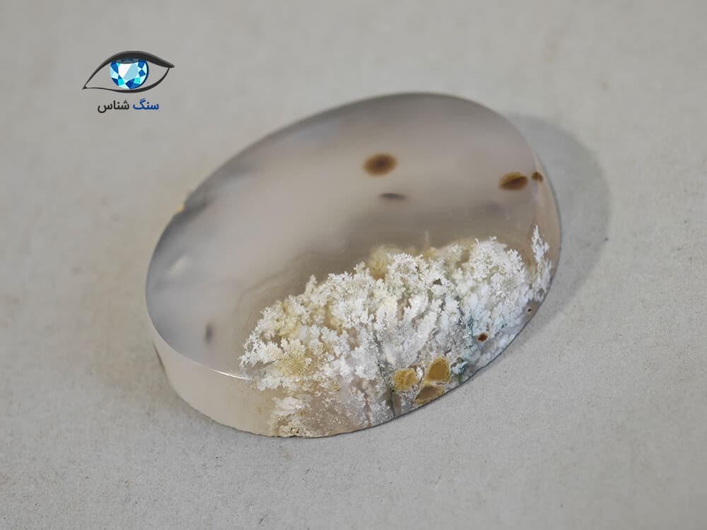 سنگ عقیق شجر شکوفه 8.1 گرم — تصویر ۳