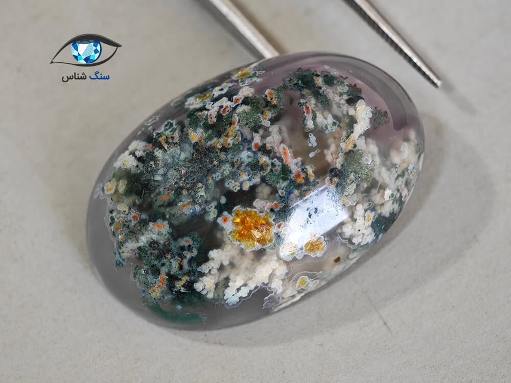 عقیق شجر بهاری طبیعی 11.2 گرم — تصویر ۳