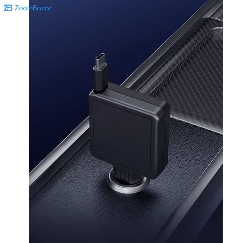 شارژر فندکی 45 وات گرین لاین مدل Retractable GL-CC22 به همراه کابل USB-C — تصویر ۵