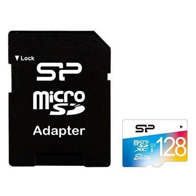 کارت حافظه microSDXC سیلیکون پاور مدل Elite کلاس 10 استاندارد UHS-I U1 سرعت 75MBps همراه با آداپتور SD ظرفیت 128 گیگابایت