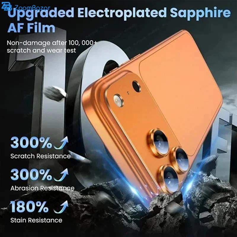 محافظ لنز دوربین اپل iPhone 17 Pro Max مدل Metal Lens Shield اپیکوی – Open Box (خط و خش) — تصویر ۷