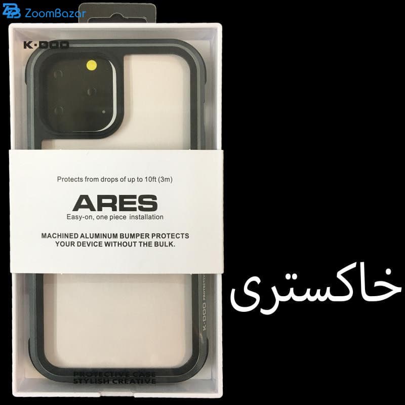 قاب کی-دوو iPhone 11 pro مدل ARES مناسب برای گوشی موبایل اپل openbox (پشت قاب کمی خط و خش دارد) — تصویر ۲