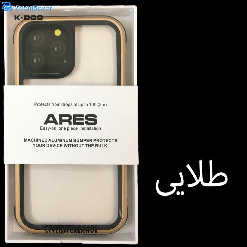 قاب کی-دوو iPhone 11 pro مدل ARES مناسب برای گوشی موبایل اپل openbox (پشت قاب کمی خط و خش دارد) — تصویر ۵