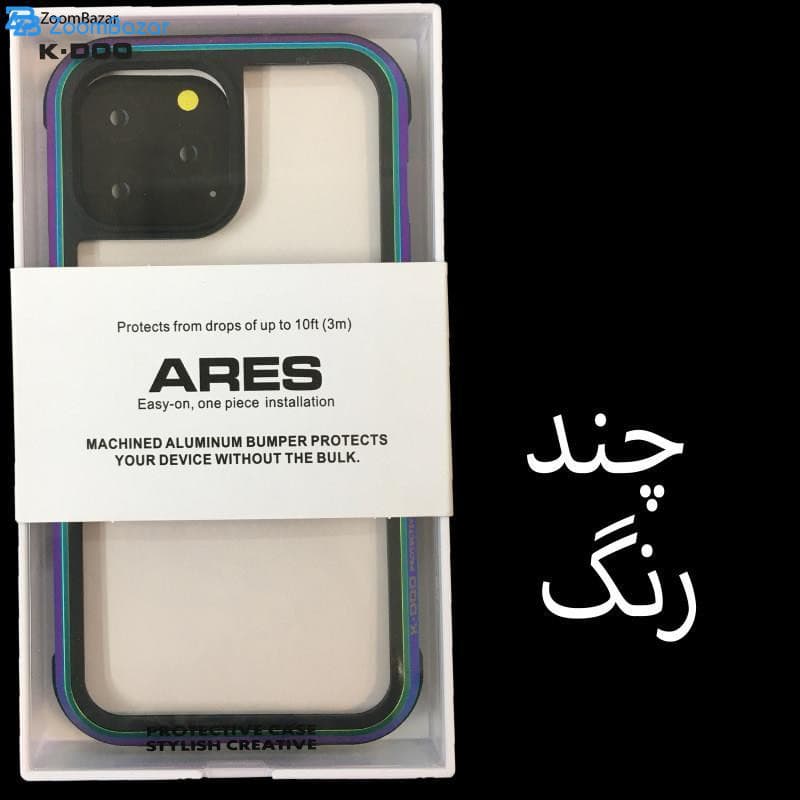 قاب کی-دوو iPhone 11 pro مدل ARES مناسب برای گوشی موبایل اپل openbox (پشت قاب کمی خط و خش دارد) — تصویر ۴