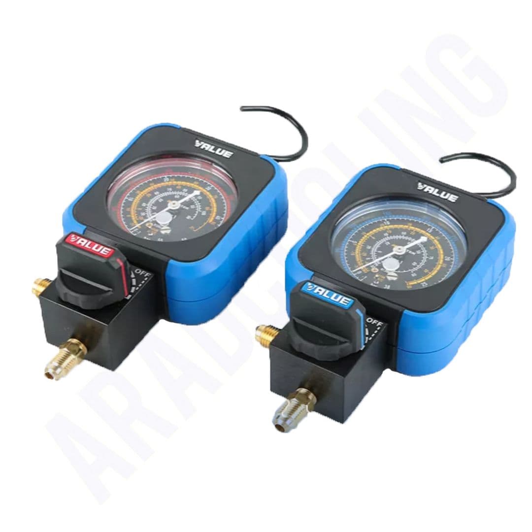 گیج منیفولد سرویس شیر آبی ولیو مدل VRM1-B-0404 نوواتک — تصویر ۲