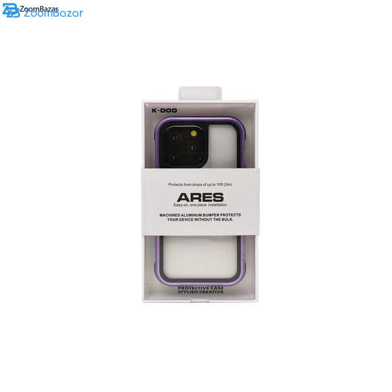 کاور iPhone 13 pro کی-دوو مدل Ares کی-دوو open box (پشت و دور قاب خط و خش دارد ) — تصویر ۳