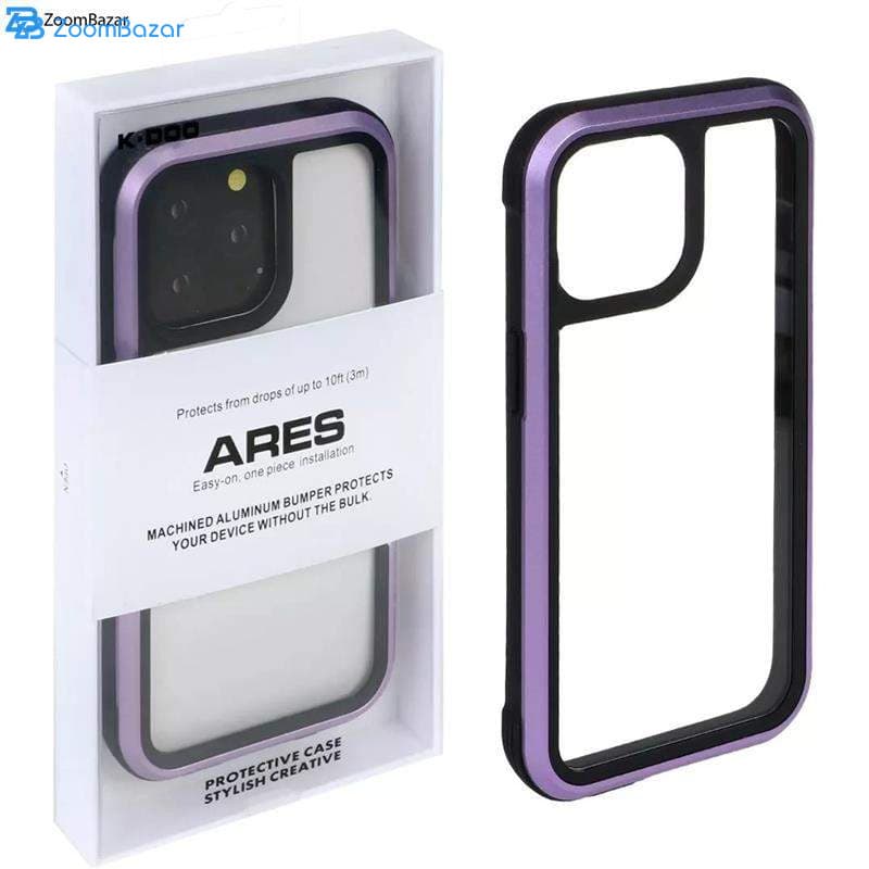 کاور iPhone 13 pro کی-دوو مدل Ares کی-دوو open box (پشت و دور قاب خط و خش دارد ) — تصویر ۴
