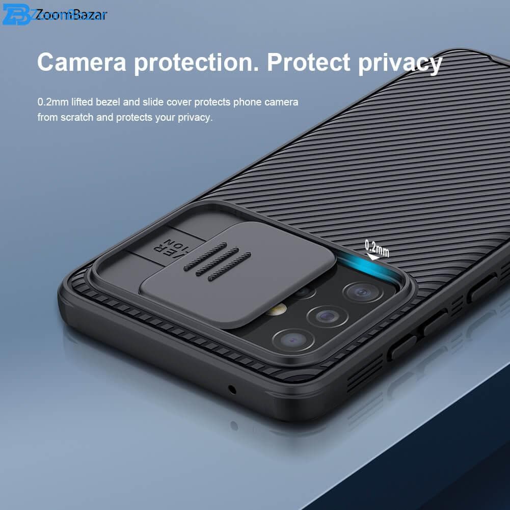قاب سامسونگ Galaxy A52 4G/5G مدل CamShield نیلکین – Open Box (مشکل ظاهری – نقص اجزا) — تصویر ۵