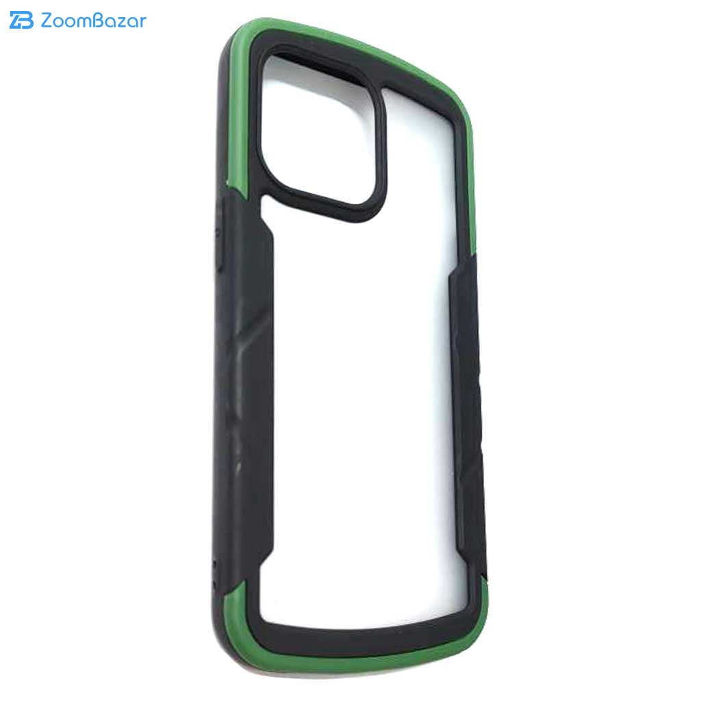 کاور iPhone 13 Pro مدل Green Frame مشکی – Open Box — تصویر ۲