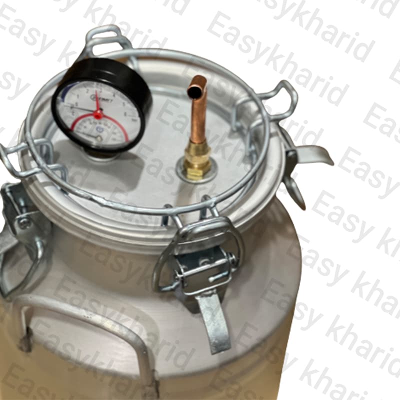 دستگاه تقطیر 25 لیتری با کندانسور برقی کد k25 — تصویر ۳