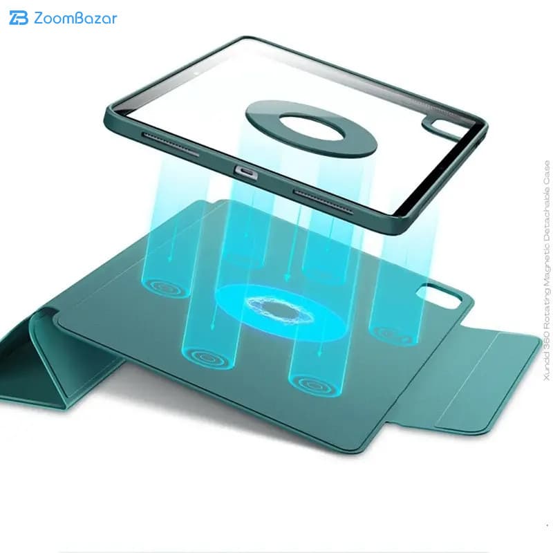 کیف کلاسوری ژاند مدل Rotating 360 Magnetic مناسب برای تبلت Apple iPad Pro 2024-11 Inch، Apple iPad Pro 2025-11 Inch — تصویر ۷