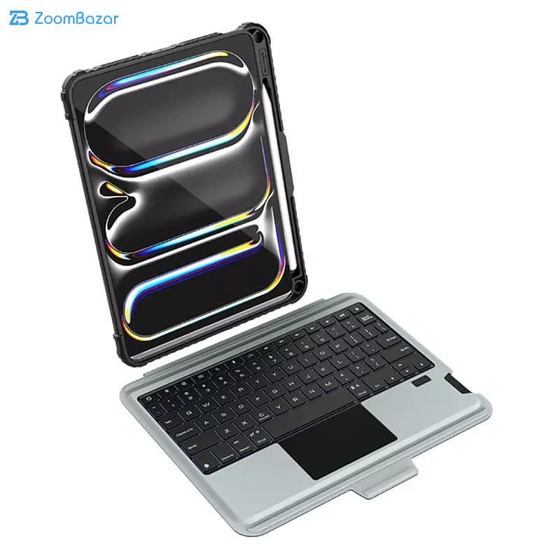 کیف کیبورددار نیلکین مدل Bumper Combo Backlit Keyboard مناسب برای تبلت Apple iPad Pro 2024-11 Inch، Apple iPad Pro 2025-11 Inch — تصویر ۲