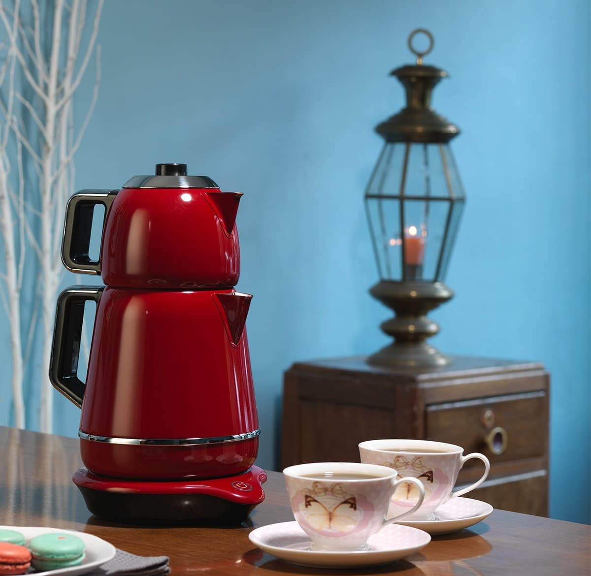 چای ساز کرکماز مدل دمیکس مدل A332 قرمز — تصویر ۳