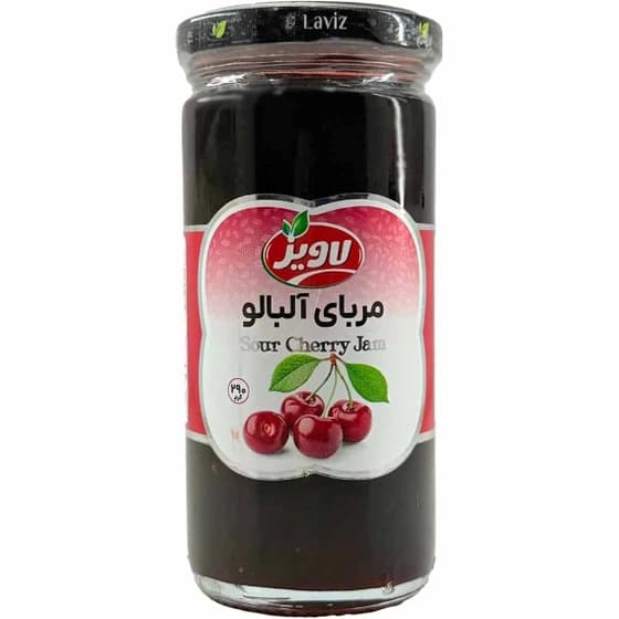 مربا لاویز آلبالو 290 گرمی دلپذیر 12 عددی