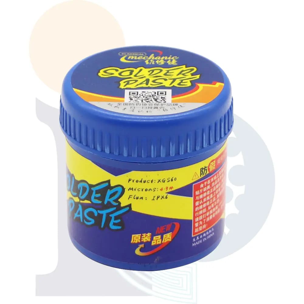 خمیر قلع 158 درجه 60 گرمی مکانیک مدل Mechanic XGS60
