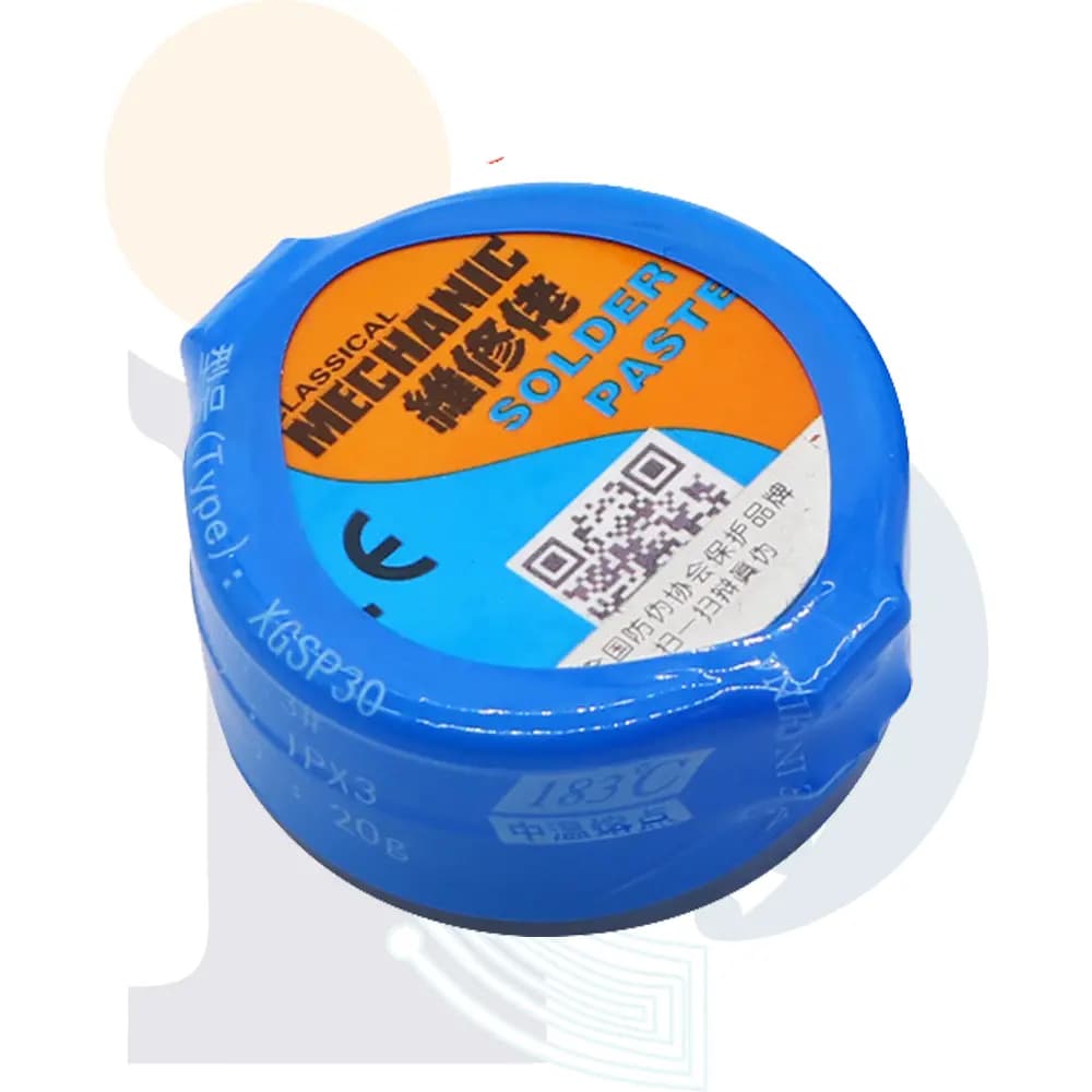 خمیر قلع 183 درجه 20 گرمی مکانیک مدل Mechanic XGSP30