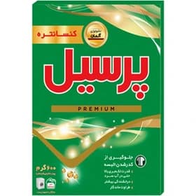 پودر ماشین لباسشویی پرمیوم پرسیل – ۶۰۰ گرم کارتن 24 عددی