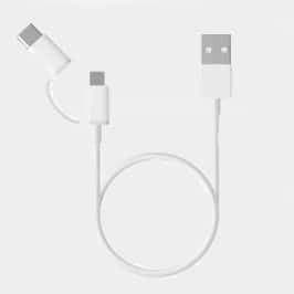 کابل تبدیل USB به MicroUSB شیائومی مدل SJX02zm طول 1 متر