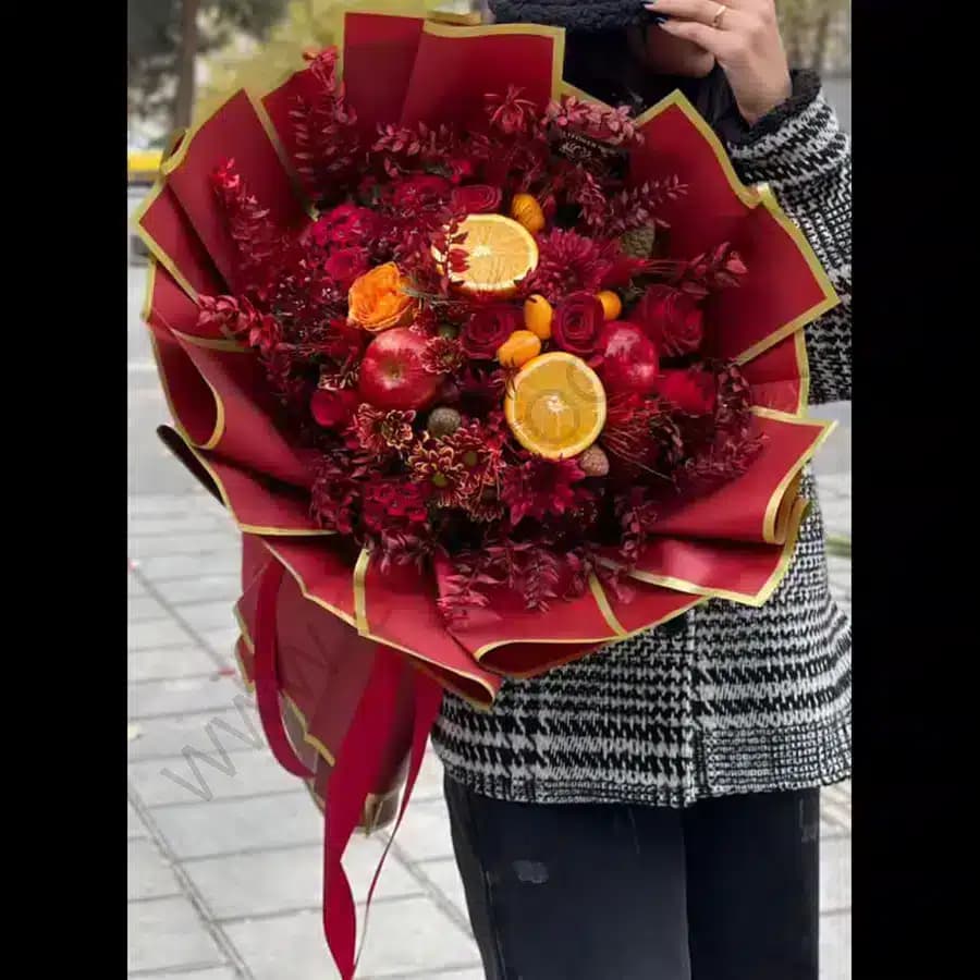 دسته گل و میوه شیدا