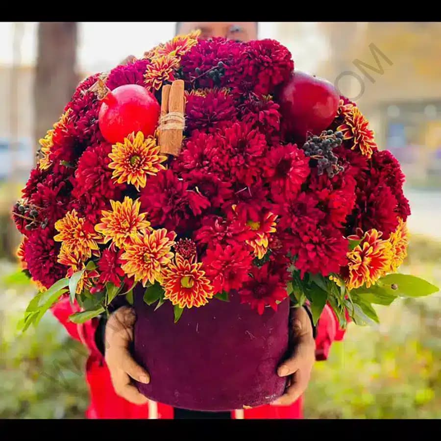 باکس گل و میوه باران