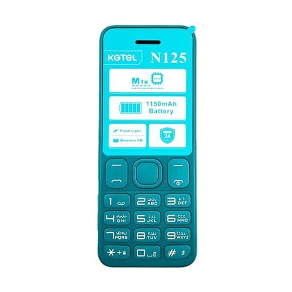 گوشی موبایل دکمه ای کاجیتل Kgtel N125 اورجینال — تصویر ۴