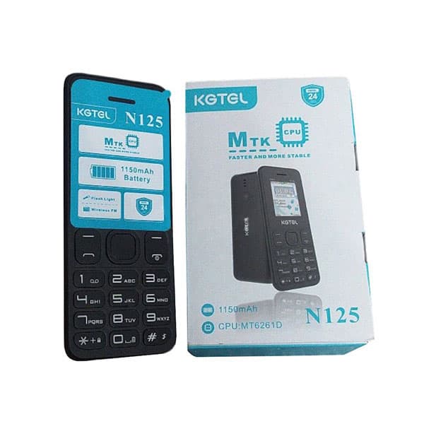 گوشی موبایل دکمه ای کاجیتل Kgtel N125 اورجینال — تصویر ۳