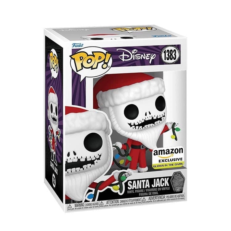 فیگور فانکو پاپ طرح Disney Santa Jack Glow – کد 1383 — تصویر ۳