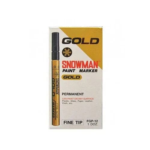 ماژیک متال مارکر اسنومن مدل GP-12 رنگ طلایی