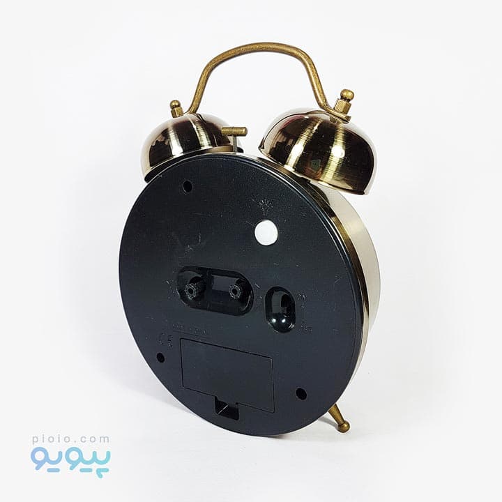 ساعت رومیزی استیل زنگ دار طرح قدیمی — تصویر ۸