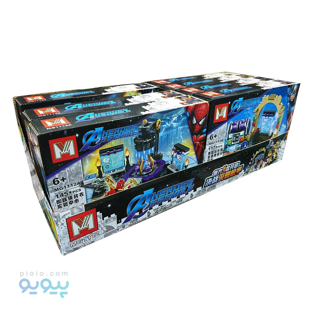 پک 8 عددی لگو قهرمانان اونجرز آیتم MG1112 تک و عمده — تصویر ۳