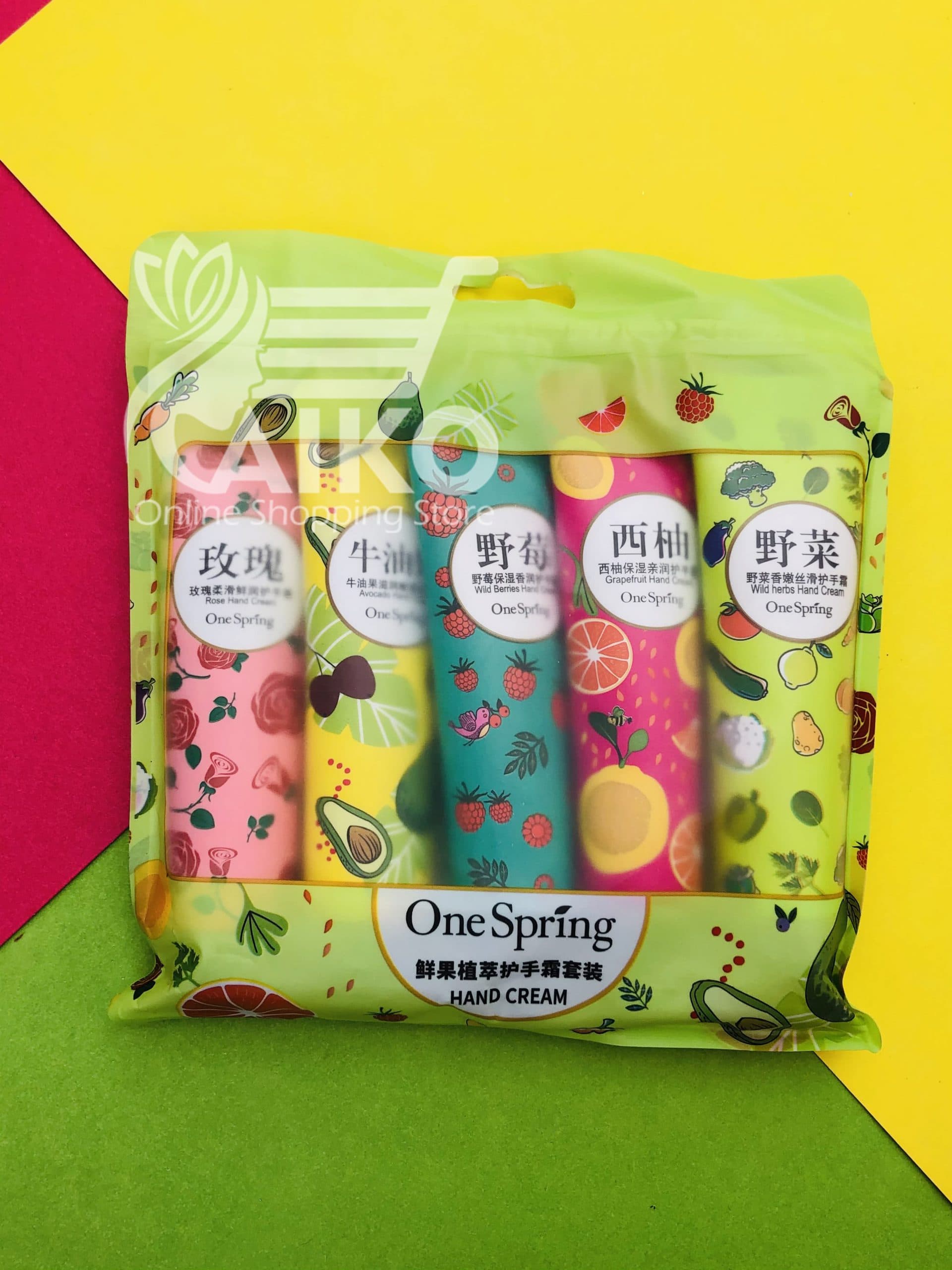 پک 5 عددی کرم دست و صورت وان اسپرینگ One Spring — تصویر ۲