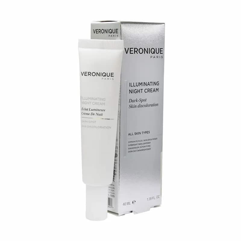 کرم شب روشن‌کننده ورونیک کاهش لک و تیرگی‌های پوست40ml