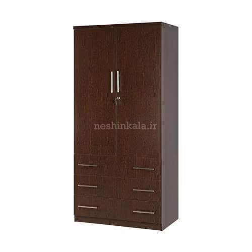 کمد دو درب سه کشو W 1022