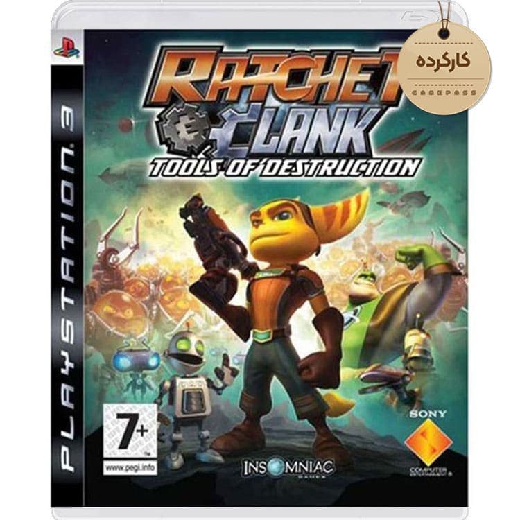 دیسک بازی Ratchet and Clank Future: Tools of Destruction کارکرده – مخصوص PS3