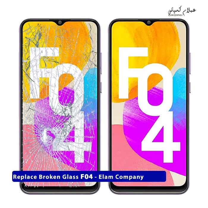 تعویض گلس تاچ ال سی دی سامسونگ F04 – ضمانتی و بدون ریسک