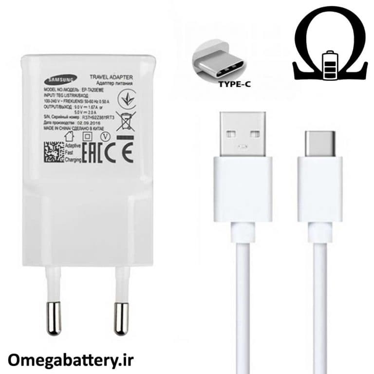 شارژر، کابل شارژ و آداپتور فست شارژ اصلی سامسونگ Samsung Galaxy F22