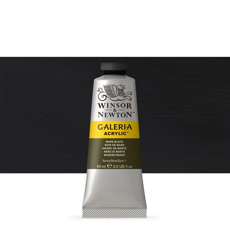 رنگ اکریلیک 60 میل وینزور MARS BLACK