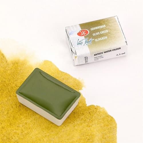 قرص آبرنگ سنت پترزبورگ تک رنگ 727 Olive Green — تصویر ۲
