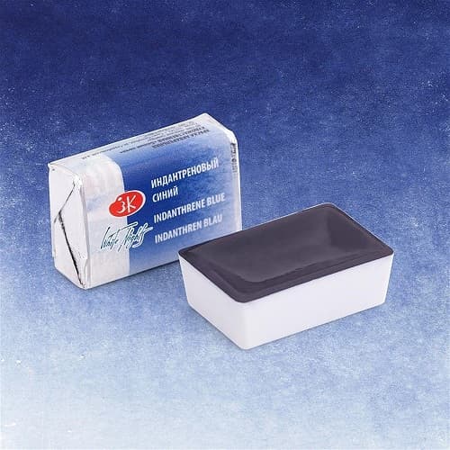 قرص آبرنگ سنت پترزبورگ تک رنگ 524 Indanthrene Blue