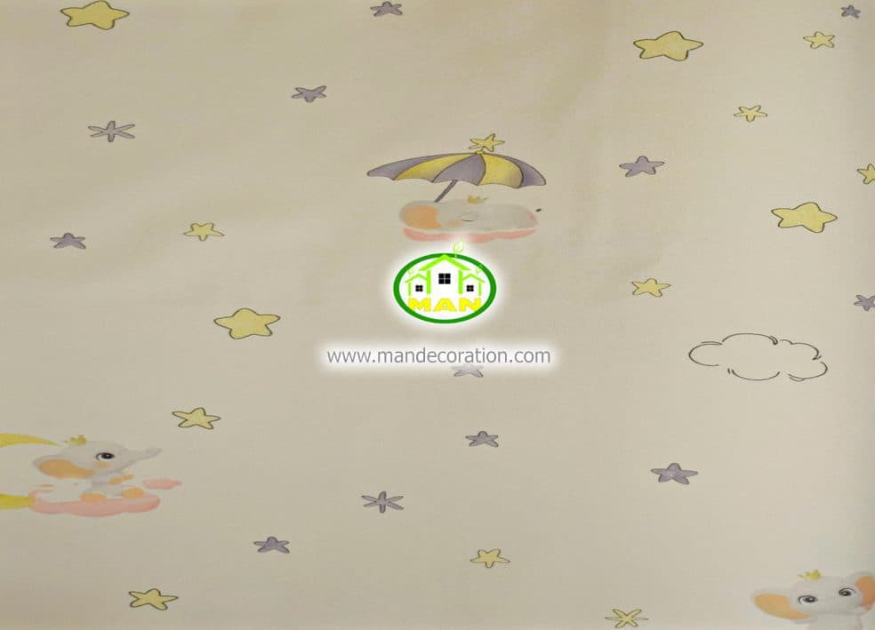کاغذ دیواری کودک ستاره آلبوم برندون (BRANDON) کد:7751 — تصویر ۲