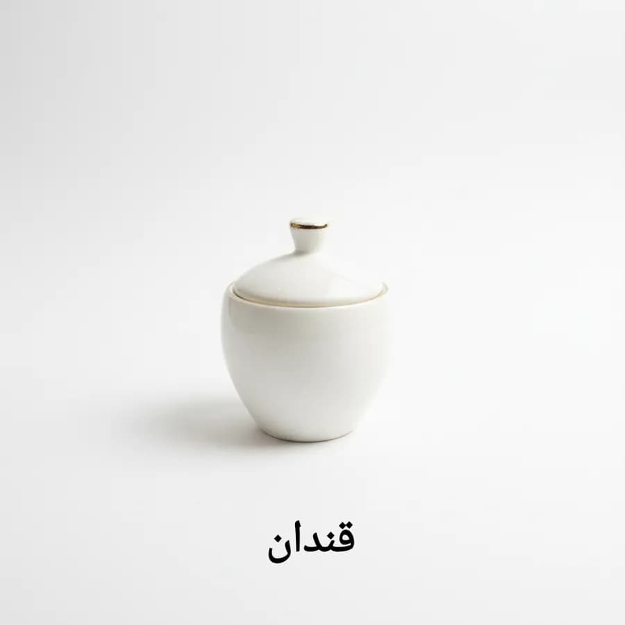 سرویس چینی الیزابت طرح لب طلا (گلدن لاین) 6 نفره 31 پارچه چینی توس قالب ملبورن — تصویر ۳